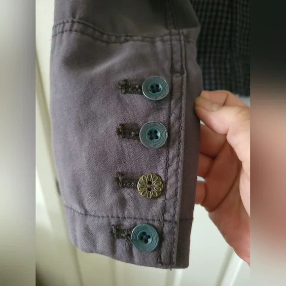 HEI HEI | Anthro | Delaine Cute Gray Gingham Blazer (SIZE 4) - Picture 14 of 16